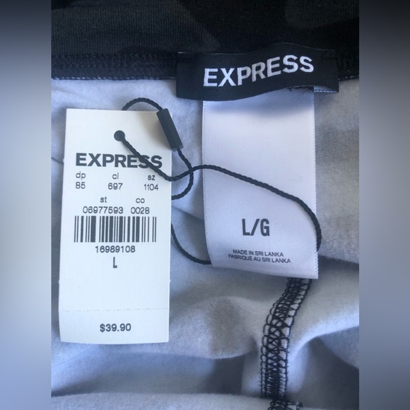 EXPRESS Camouflage legging pants lounge, exercise, run errands, lunch etc NEW L - Picture 7 of 12